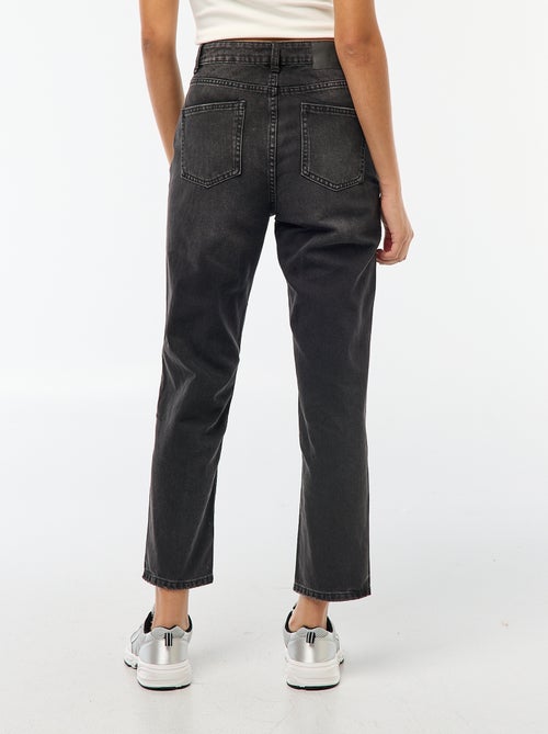 Rechte jeans met hoge taille - Kiabi Rechte jeans met hoge taille - Kiabi