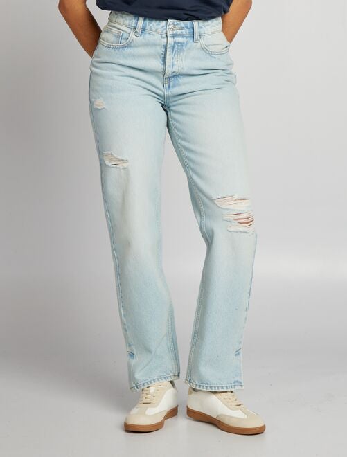 Rechte jeans met lage taille - Kiabi