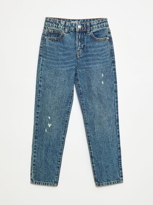 Rechte jeans met scheurtjes - Kiabi