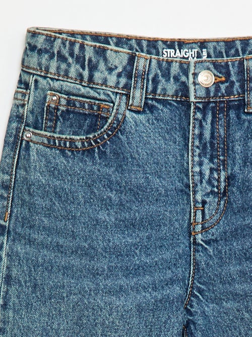 Rechte jeans met scheurtjes - Kiabi