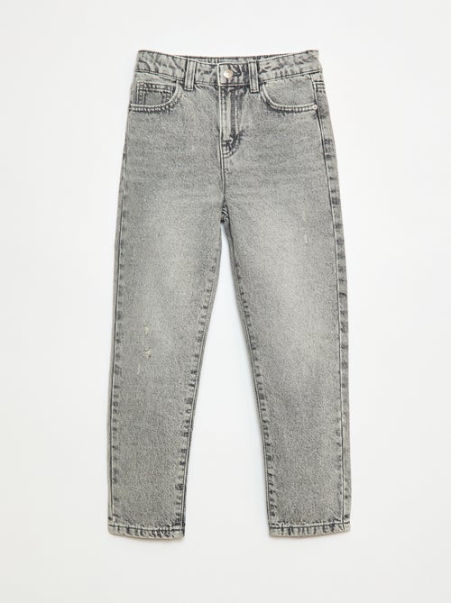 Rechte jeans met scheurtjes - Kiabi