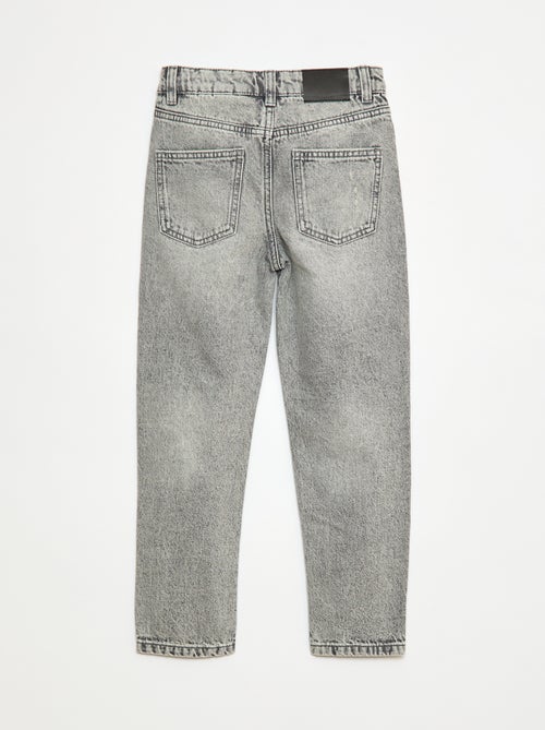 Rechte jeans met scheurtjes - Kiabi