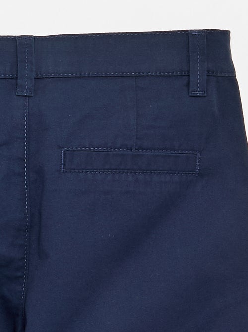 Rechte katoenen broek - Kiabi