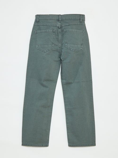 Rechte, regular-fit broek met 5 zakken - Kiabi