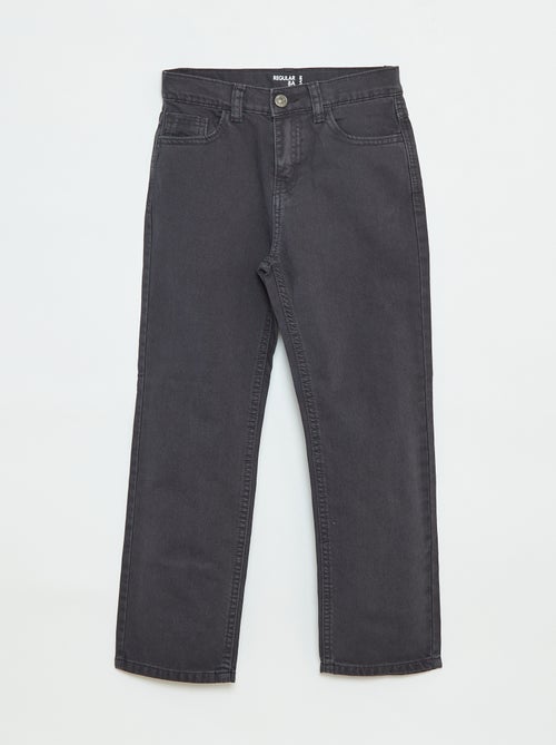 Rechte, regular-fit broek met 5 zakken - Kiabi