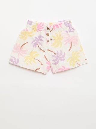 Rechte seersucker short