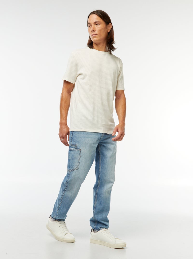Rechte/regular-fit 5-pocket-jeans Blauw - Kiabi