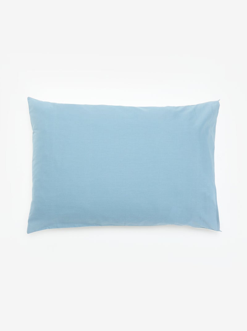 Rechthoekige kussensloop Blauw - Kiabi