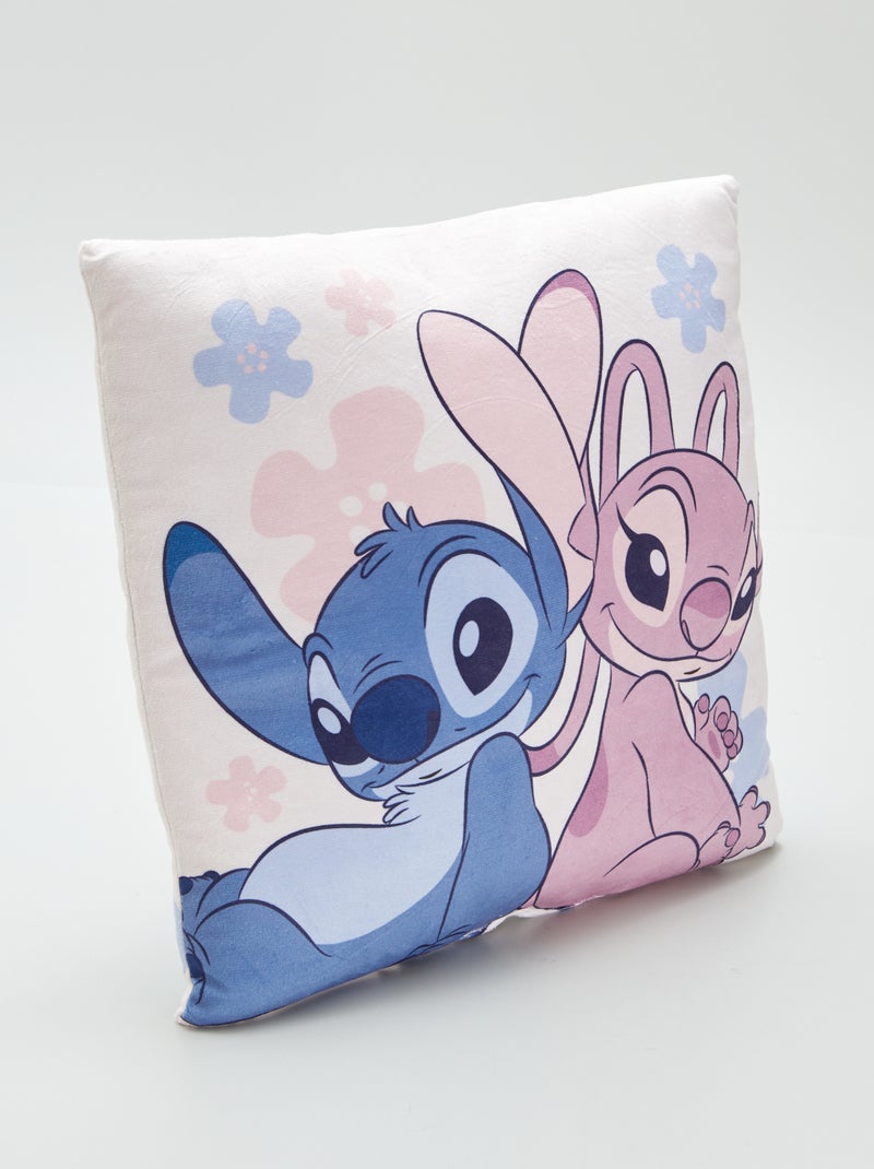 Recto-verso 'Disney'-kussen met 'Stitch'-print BLAUW - Kiabi