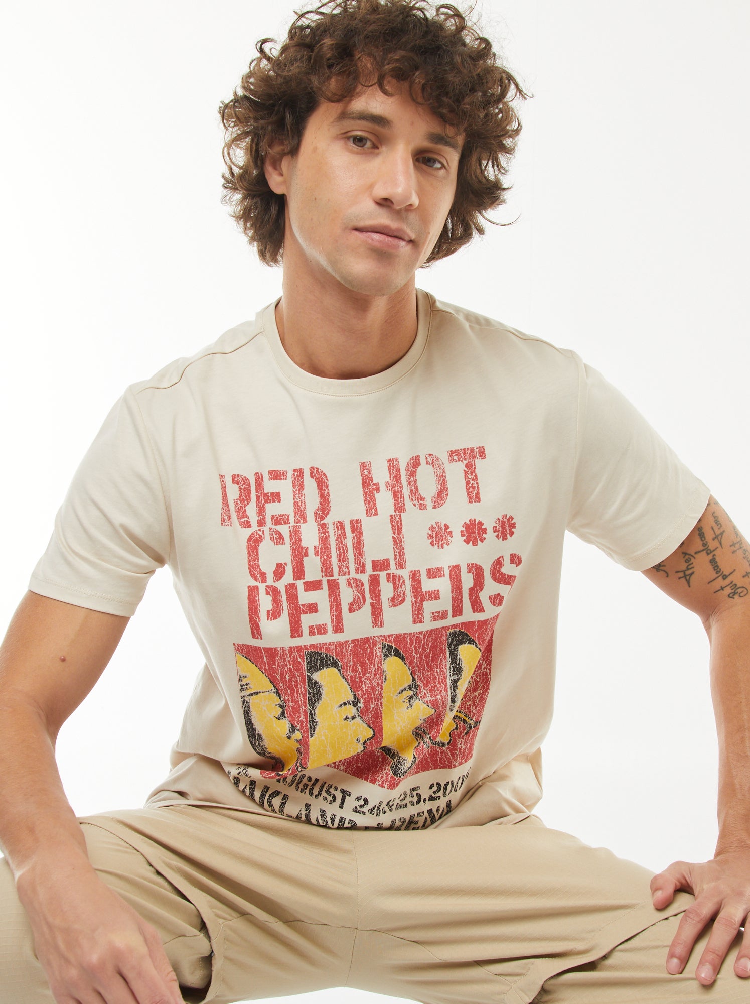 Red Hot Chili Peppers-T-shirt met korte mouw - GRIJS - Man - 13.00