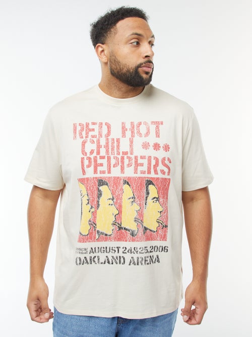 Red Hot Chili Peppers-T-shirt met korte mouw - Kiabi