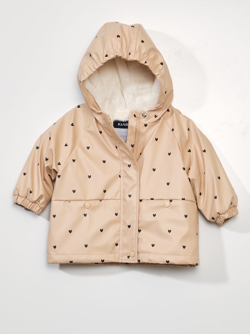 Regenjas met capuchon ROSE - Kiabi