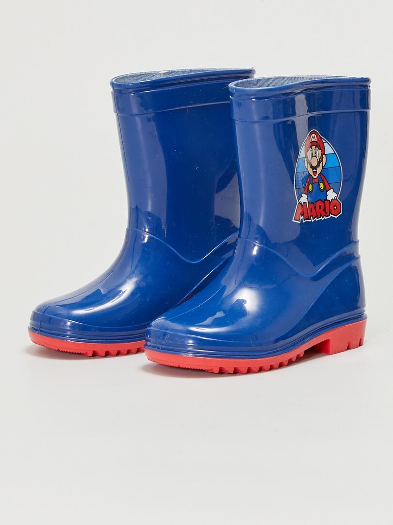 Regenlaarzen 'Mario' 'Nintendo' - BLAUW - Kiabi - 18.00€