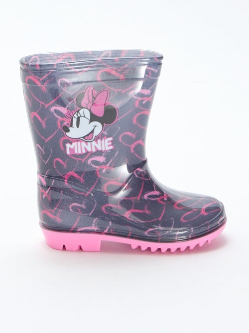 Regenlaarzen met Minnie-print - Kiabi