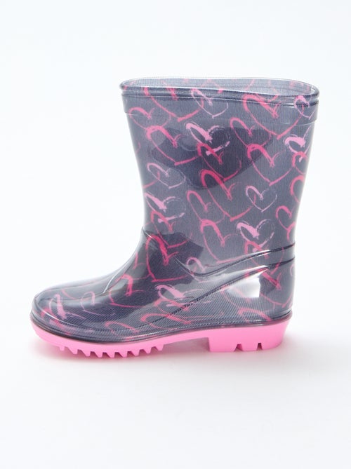 Regenlaarzen met Minnie-print - Kiabi