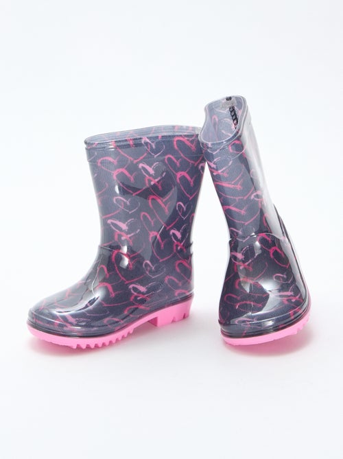 Regenlaarzen met Minnie-print - Kiabi