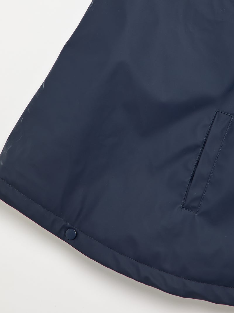 Regenponcho - gemakkelijk aan te trekken collectie Blauw - Kiabi