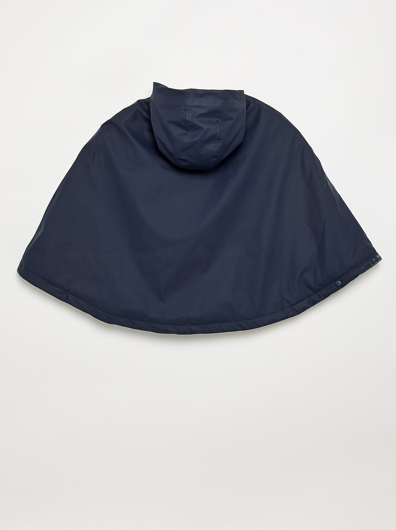 Regenponcho - gemakkelijk aan te trekken collectie Blauw - Kiabi