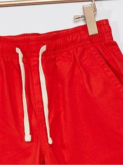 Regular bermuda met elastische taille - Kiabi