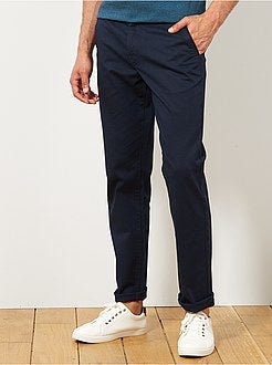 Regular chinobroek van piquétricot - Kiabi