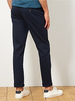 Regular chinobroek van piquétricot - Kiabi