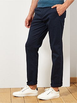 Regular chinobroek van piquétricot - Kiabi