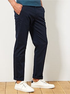 Regular chinobroek van piquétricot - Kiabi