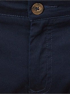 Regular chinobroek van piquétricot - Kiabi