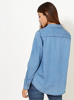 Regular denim blouse - Kiabi