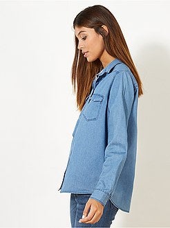 Regular denim blouse - Kiabi