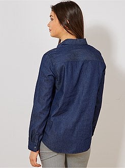 Regular denim blouse - Kiabi