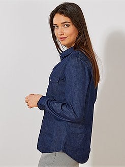 Regular denim blouse - Kiabi