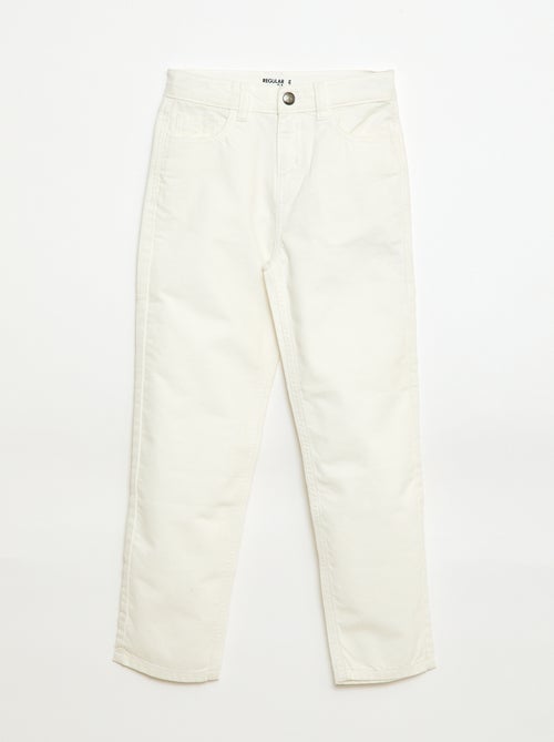 Regular fit 5-pocket broek - Kiabi