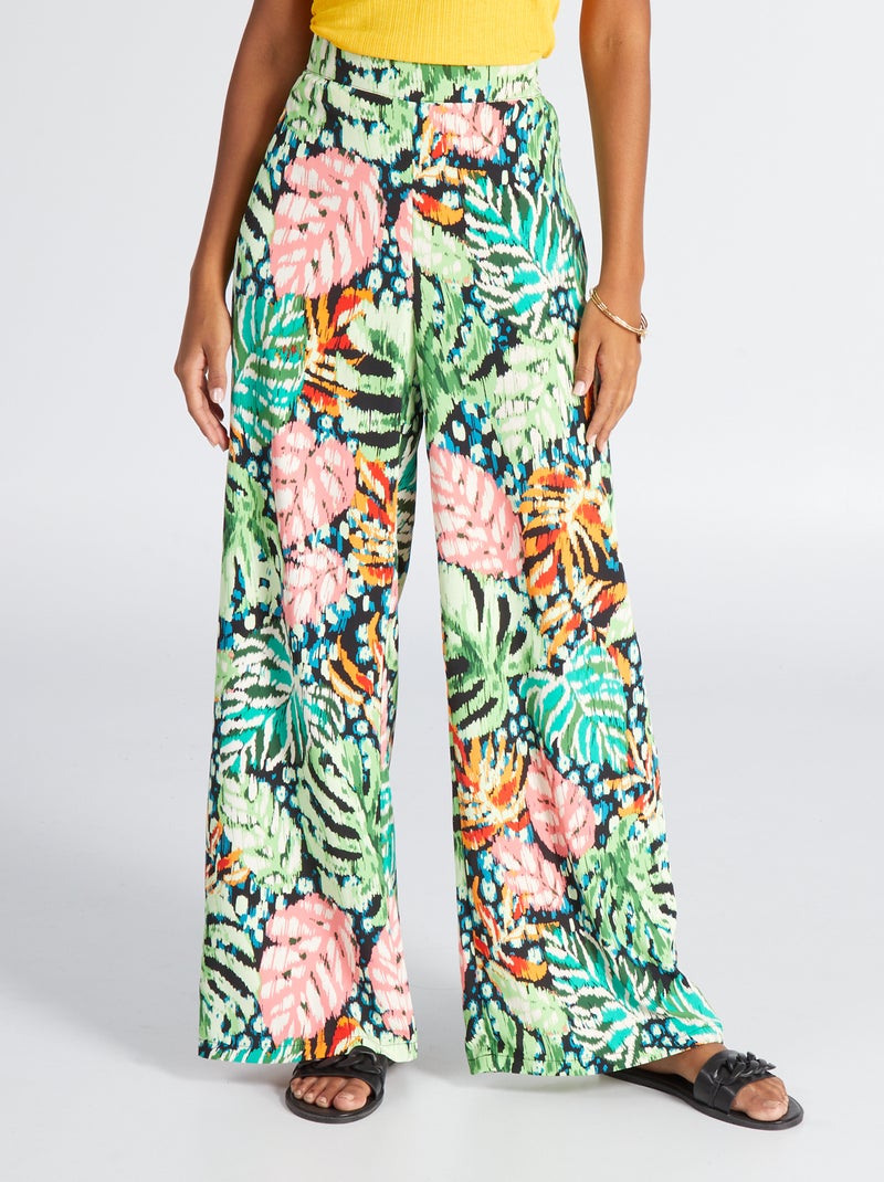 Regular-fit broek GROEN - Kiabi