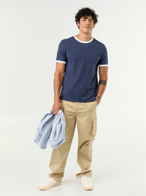 Regular fit-broek met meerdere zakken - Kiabi
