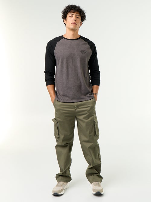 Regular fit-broek met meerdere zakken - Kiabi