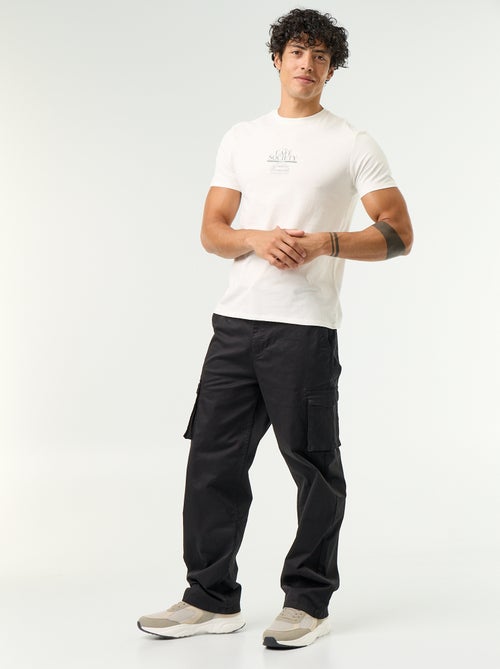 Regular fit-broek met meerdere zakken - Kiabi