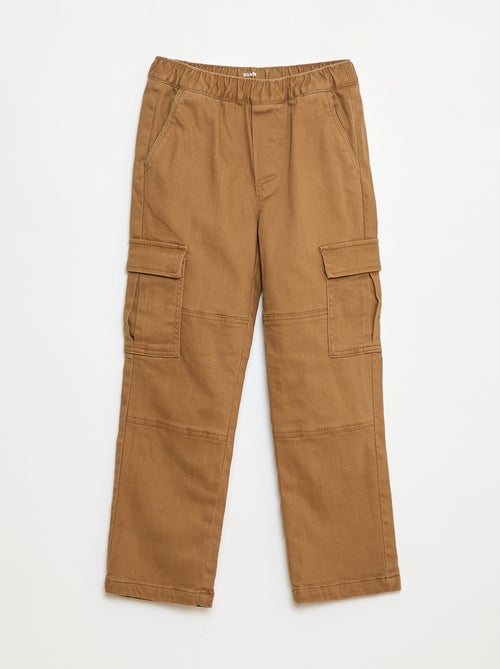 Regular-fit broek met veel zakken - Kiabi