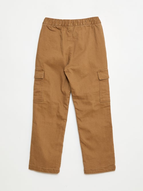 Regular-fit broek met veel zakken - Kiabi