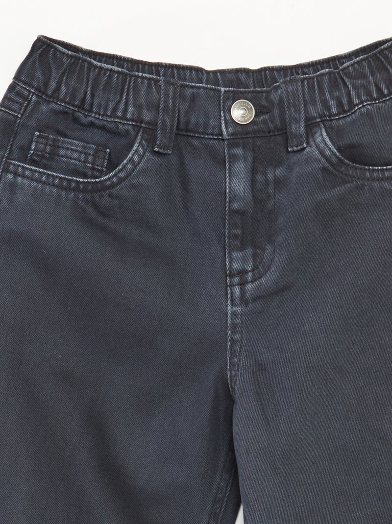 Regular-fit broek zwart - Kiabi