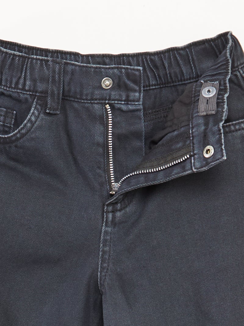 Regular-fit broek zwart - Kiabi