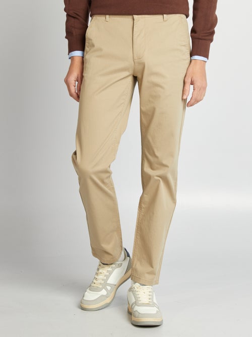 Regular-fit chino broek - L32 - Kiabi