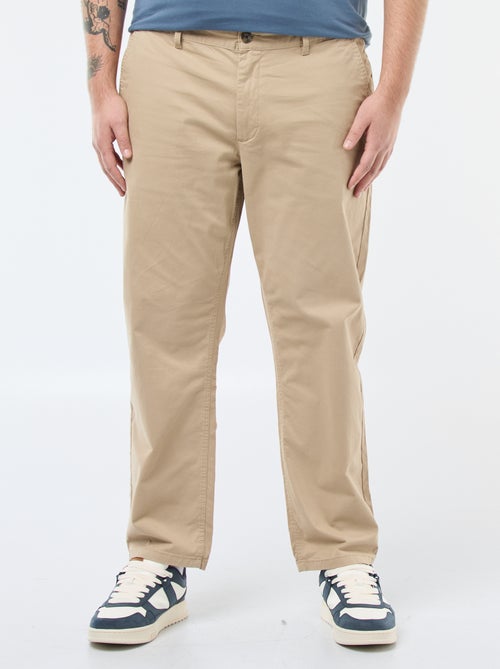 Regular-fit chino L34 - Kiabi