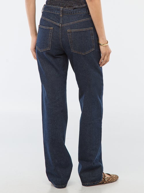 Regular fit denim broek van katoen - L34 - Kiabi