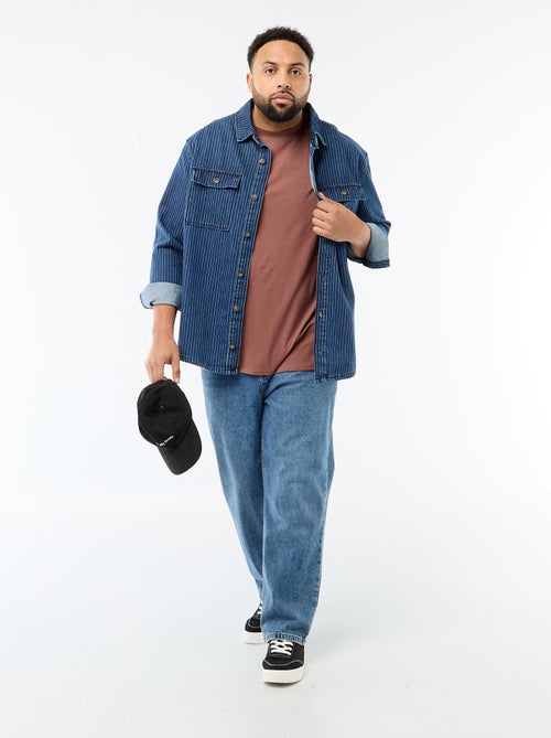 Regular-fit, effen T-shirt - Kiabi