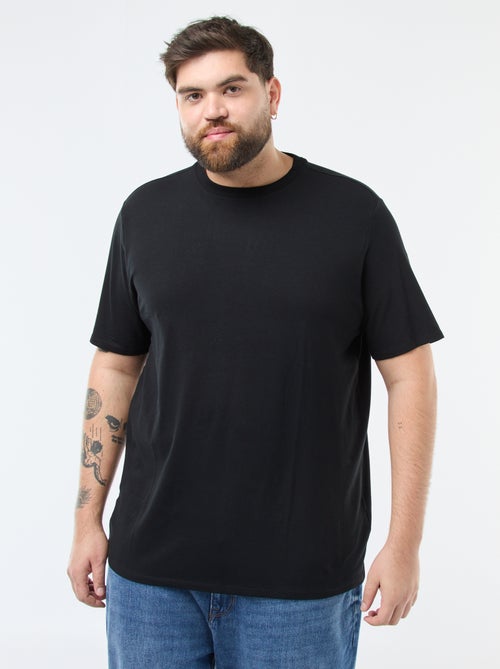 Regular-fit, effen T-shirt - Kiabi