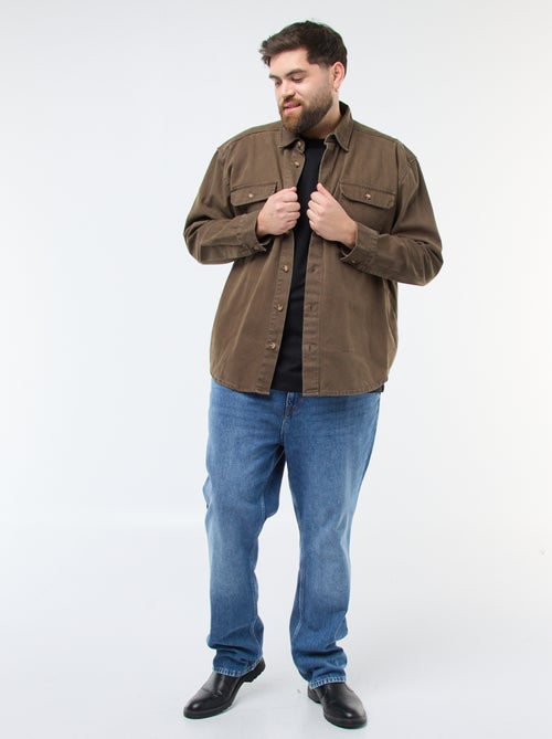 Regular-fit, effen T-shirt - Kiabi