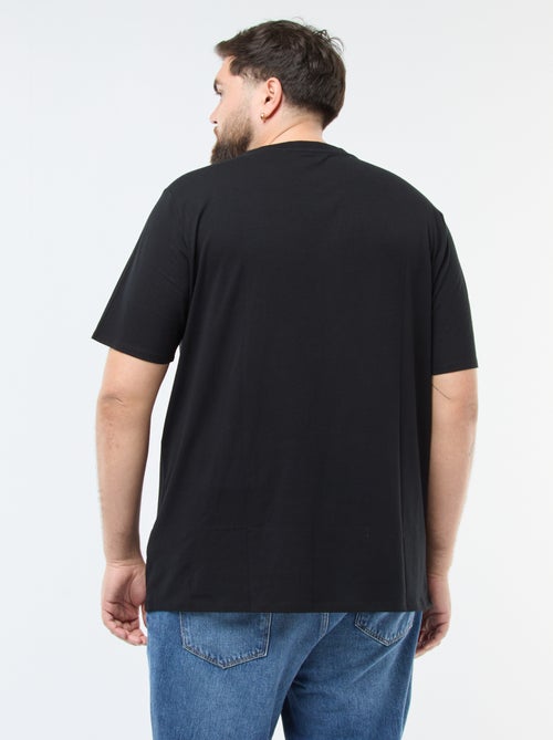 Regular-fit, effen T-shirt - Kiabi