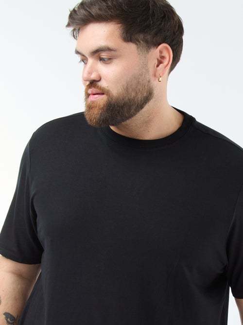Regular-fit, effen T-shirt - Kiabi
