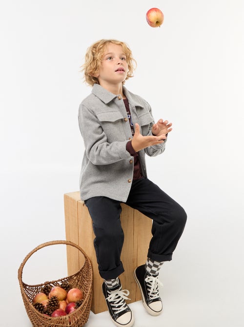 Regular-fit flanellen overhemd - Kiabi